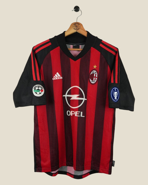AC MILAN 2002/03 SHEVCHENKO HOME SHIRT (M) ADIDAS
