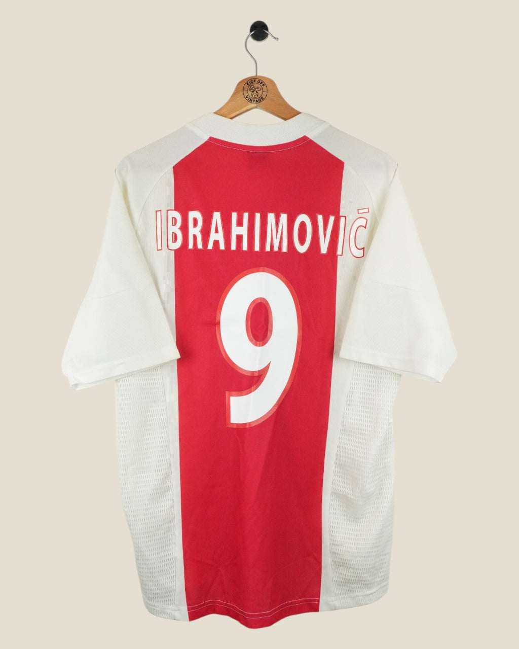 AJAX 2002/03 IBRAHIMOVIC HOME SHIRT (M) ADIDAS