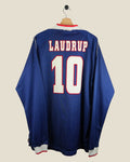AJAX 1999/00 LAUDRUP AWAY SHIRT L/S (XL) UMBRO
