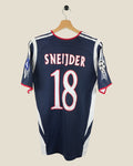 AJAX 2005/06 SNEIJDER AWAY SHIRT UCL (M) ADIDAS