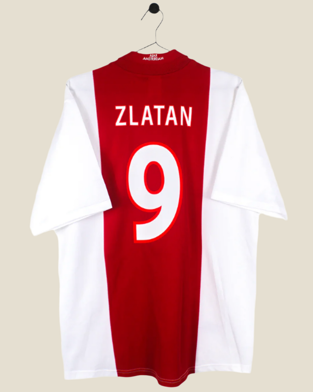 AJAX 2001/02 ZLATAN #9 HOME SHIRT (L) ADIDAS