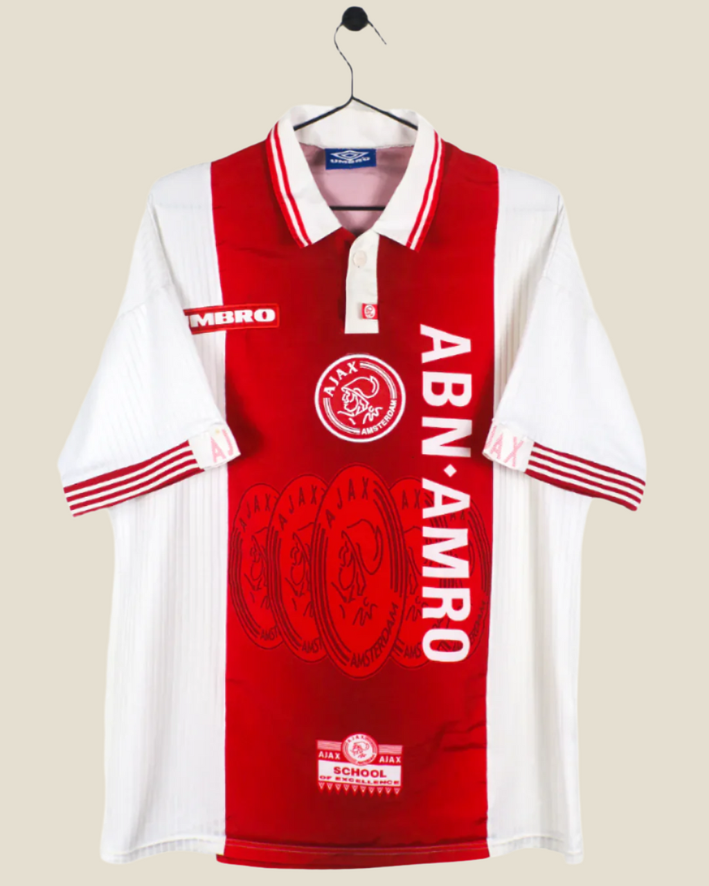 AJAX 1997/98 HOME SHIRT (L) UMBRO