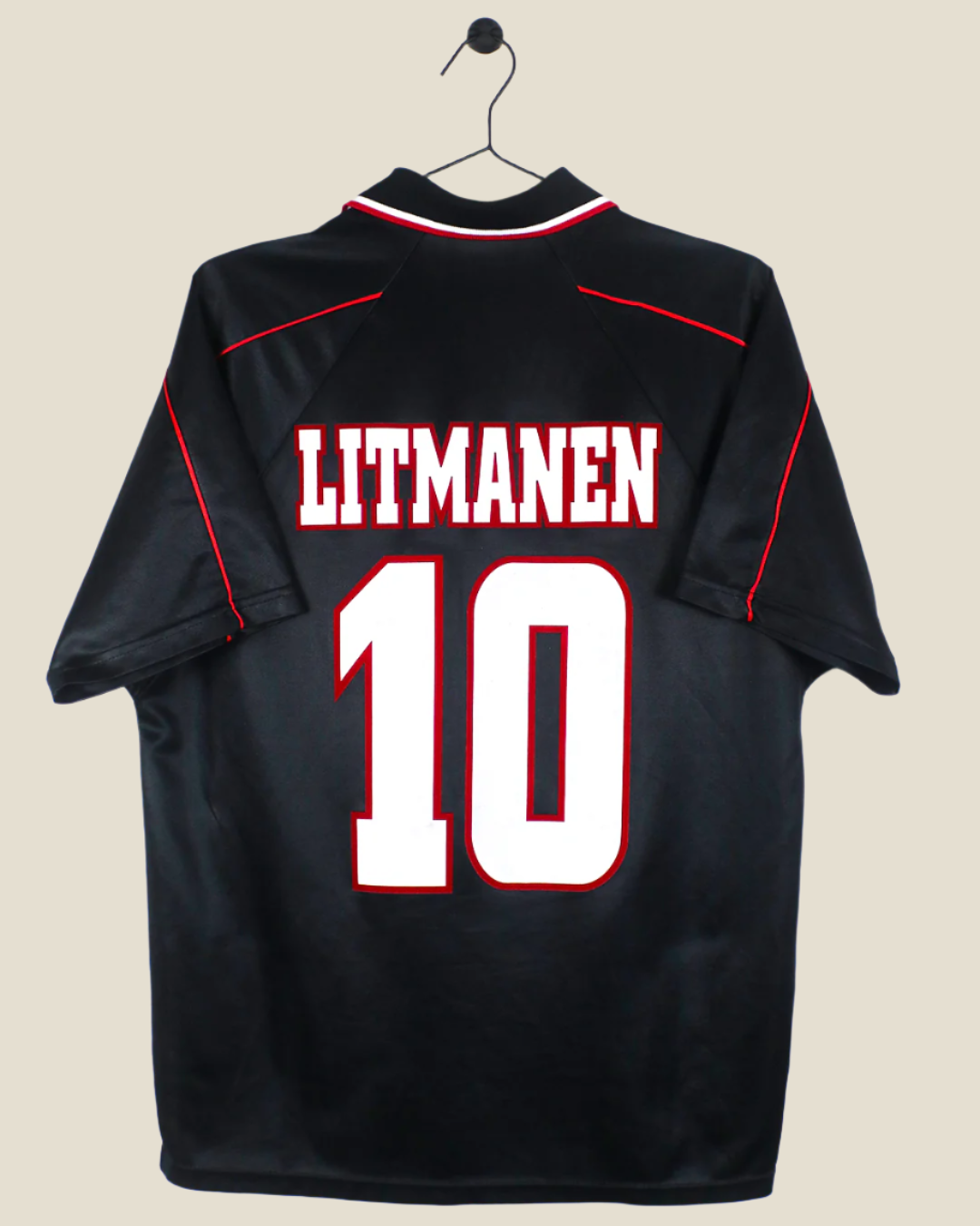 AJAX 1998/99 LITMANEN #10 AWAY SHIRT (M) UMBRO
