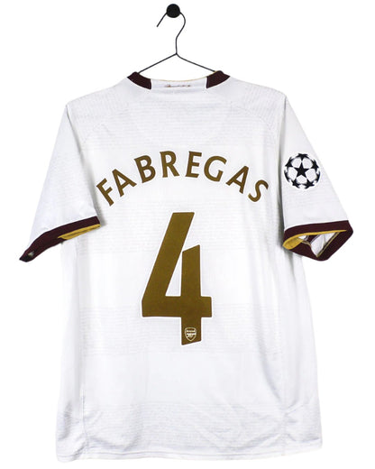 ARSENAL 2007/08 FABREGAS #4 UCL AWAY SHIRT (M) NIKE