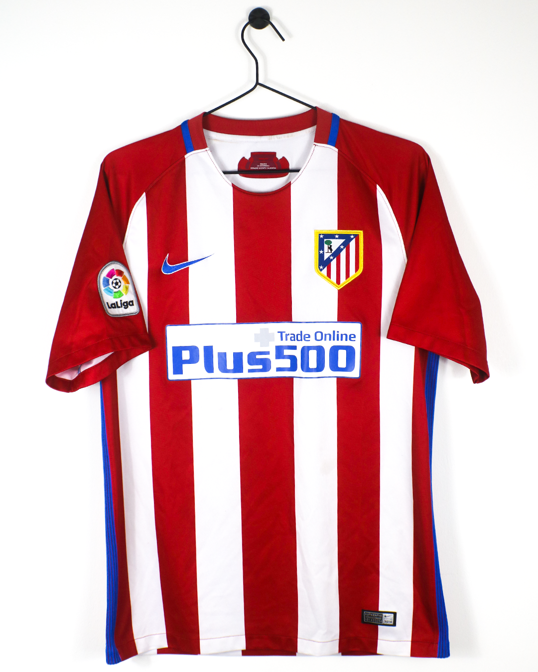 ATLETICO MADRID 2016/17 GRIEZMANN #7 HOME SHIRT (M) NIKE