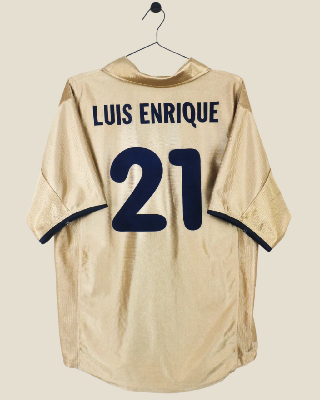 BARCELONA 2001/02 LUIS ENRIQUE #21 AWAY SHIRT (L) NIKE