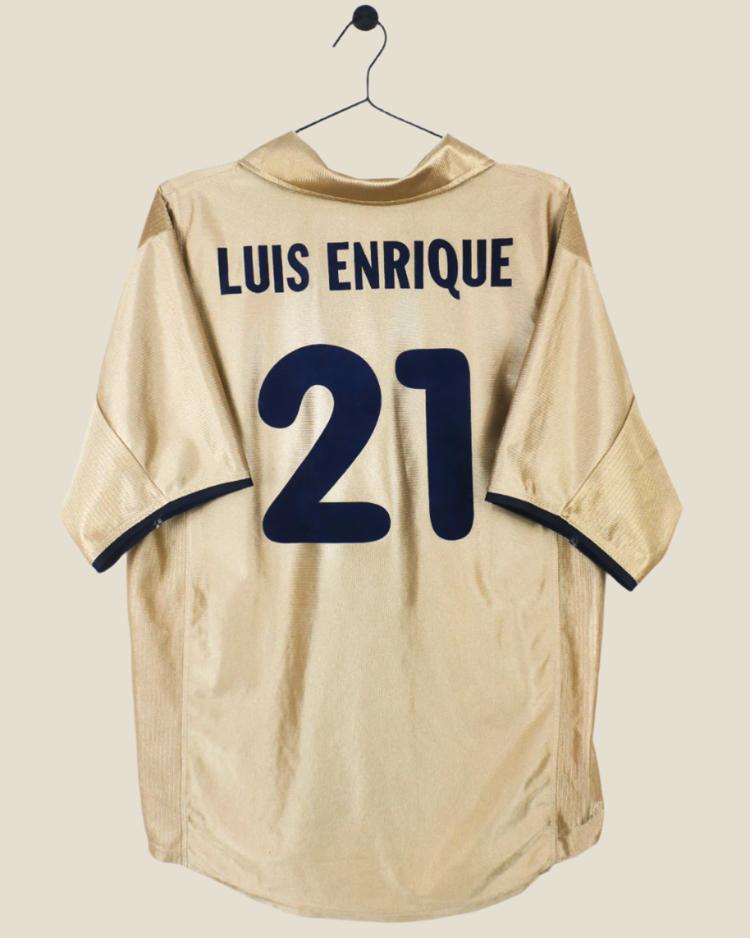 BARCELONA 2001/02 LUIS ENRIQUE #21 AWAY SHIRT (L) NIKE