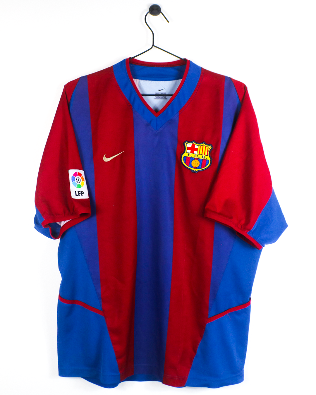 BARCELONA 2002/03 KLUIVERT #9 HOME SHIRT (L) NIKE