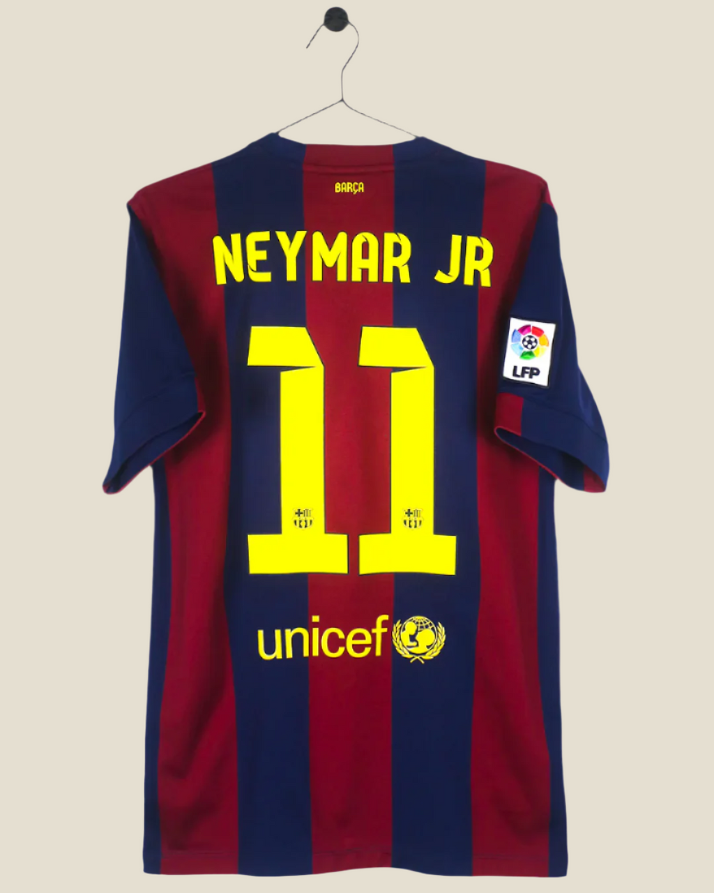 BARCELONA 2014/15 NEYMAR #11 HOME SHIRT (M) NIKE