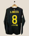 BARCELONA 2011/12 INIESTA AWAY SHIRT L/S (L) NIKE
