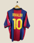 BARCELONA 2000/01 RIVALDO HOME SHIRT (L) NIKE