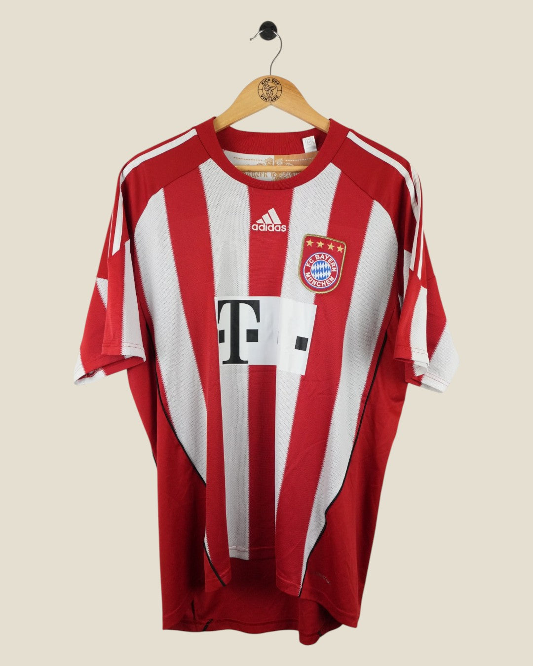 BAYERN MUNICH 2010/11 ROBBEN HOME SHIRT (L) ADIDAS