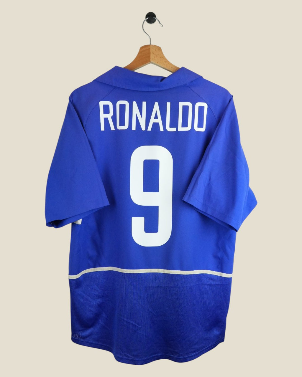 BRAZIL 2002 RONALDO AWAY SHIRT (M) NIKE