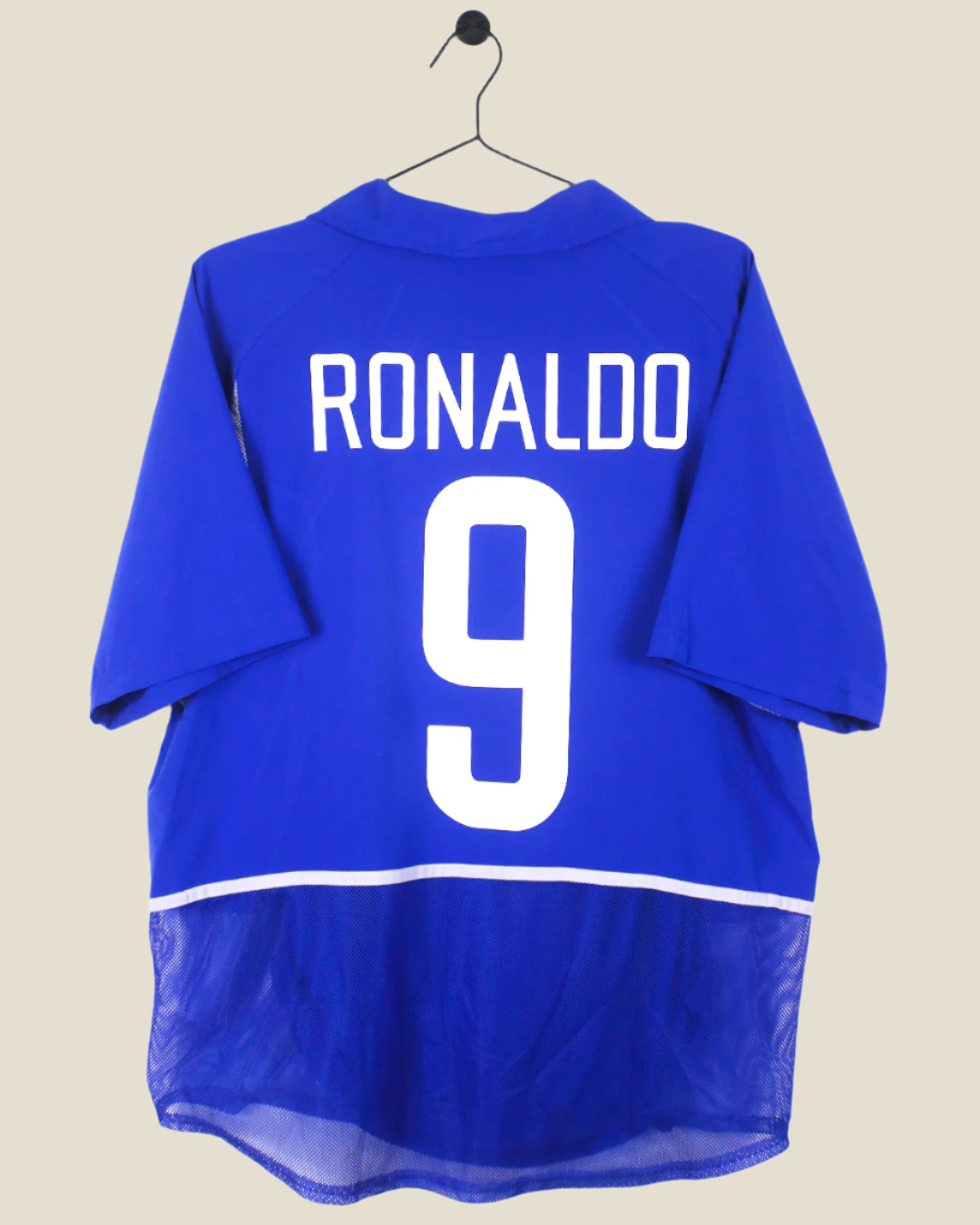 BRAZIL 2002 RONALDO #9 AWAY SHIRT (L) NIKE
