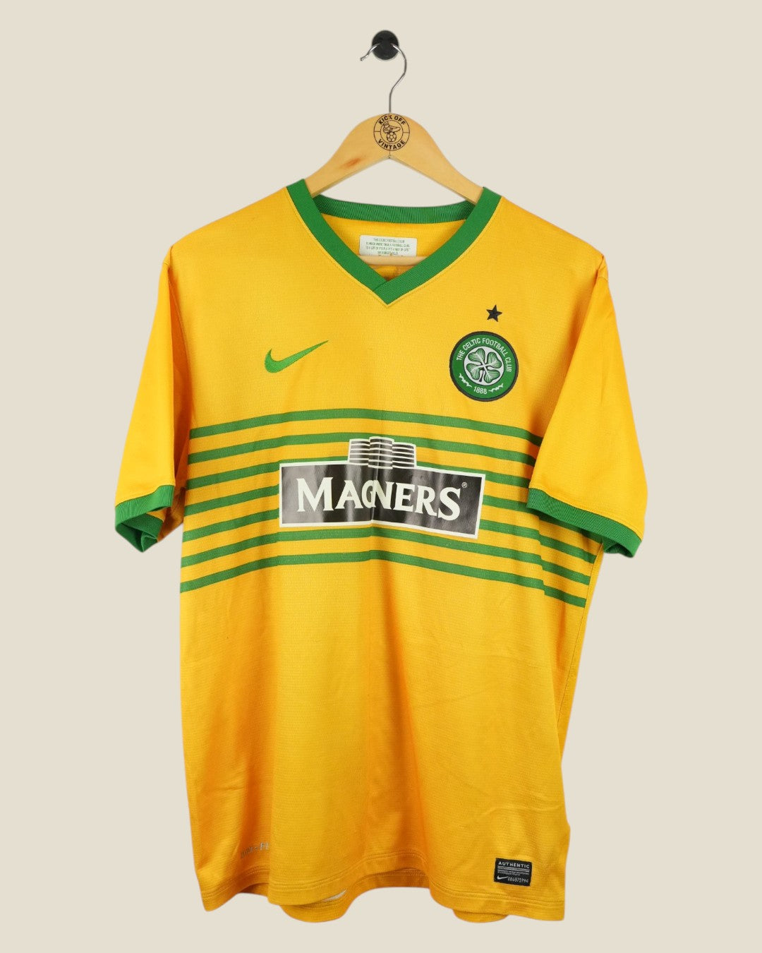 CELTIC 2013/14 VIRGIL VAN DIJK AWAY SHIRT (L) NIKE