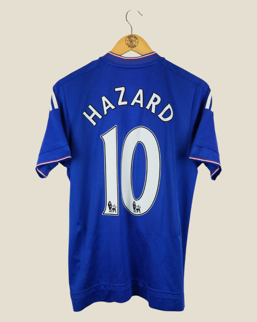 CHELSEA 2015/16 HAZARD HOME SHIRT (M) ADIDAS