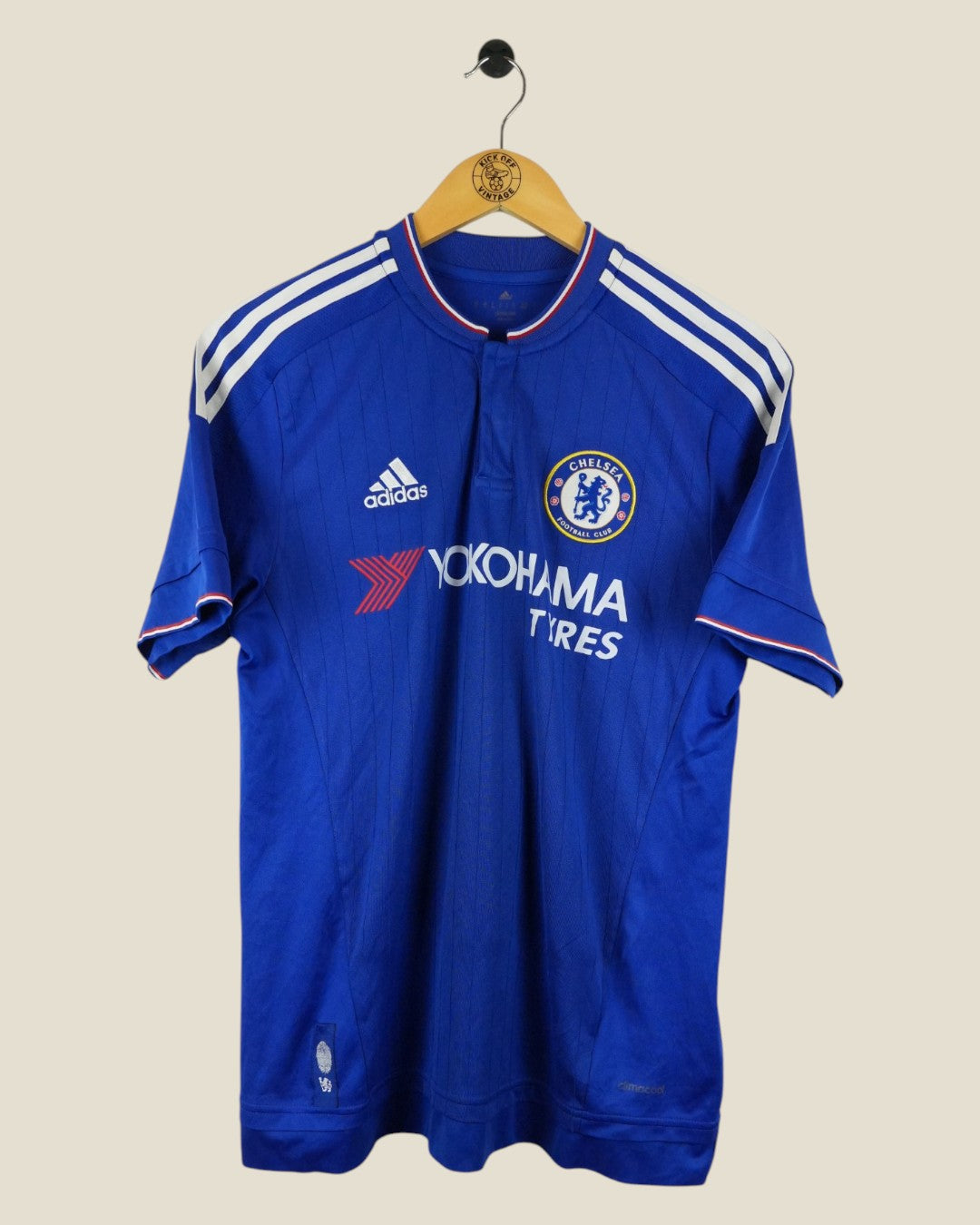 CHELSEA 2015/16 HAZARD HOME SHIRT (M) ADIDAS