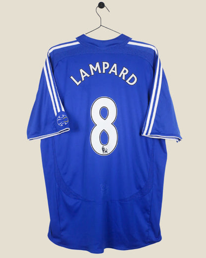 CHELSEA 2007/08 LAMPARD #8 HOME SHIRT (XL) ADIDAS