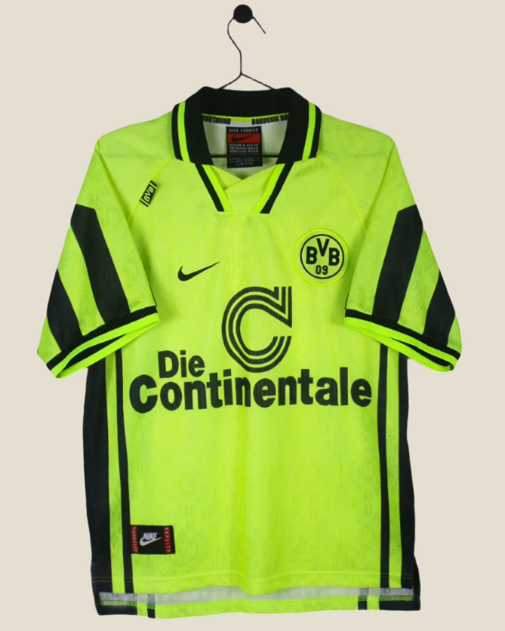 BORUSSIA DORTMUND 1996/97 HOME SHIRT (M) NIKE