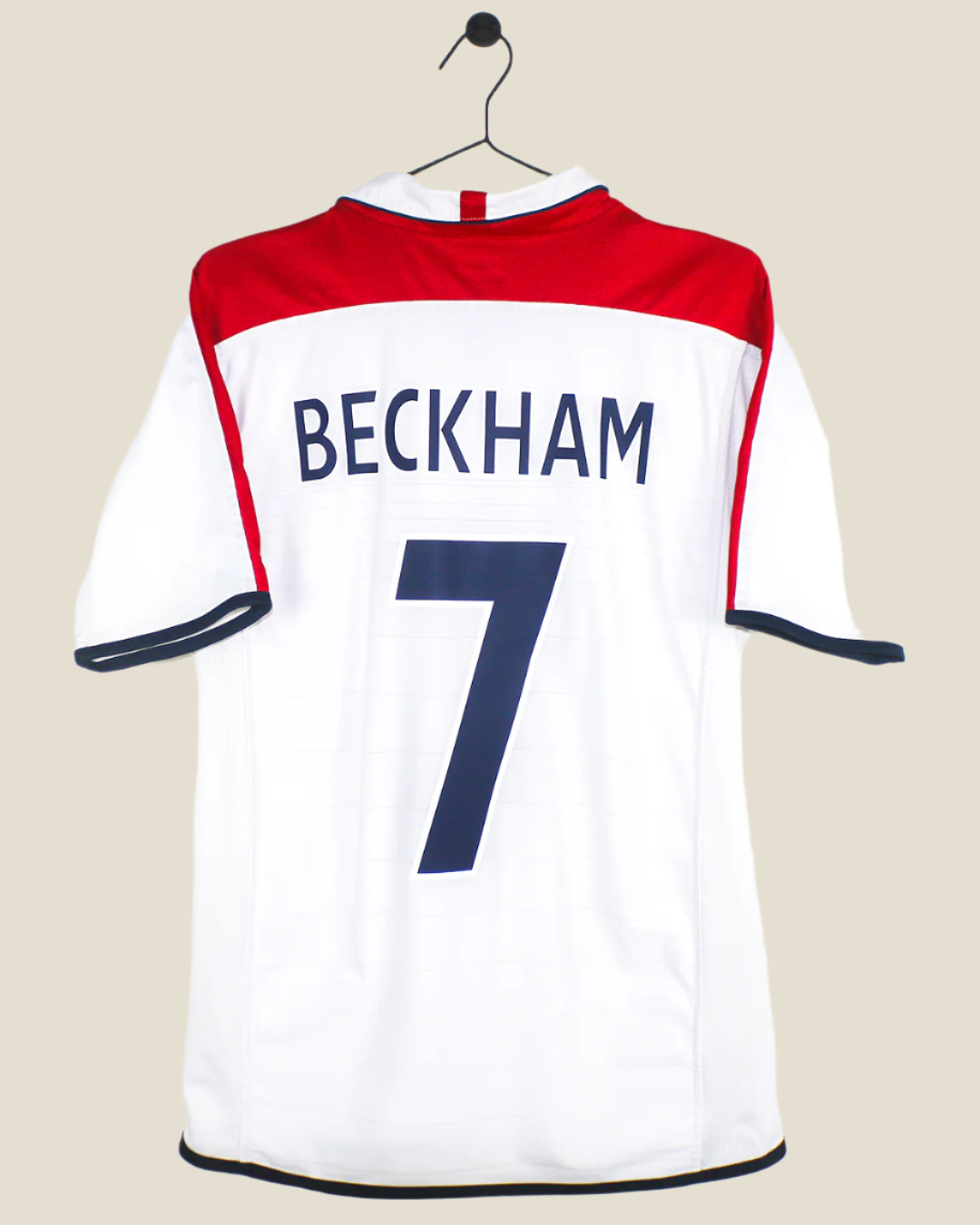 ENGLAND 2004 BECKHAM #7 HOME SHIRT (M) UMBRO