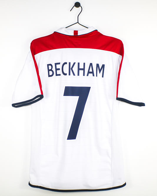 ENGLAND 2004 BECKHAM #7 HOME SHIRT (M) UMBRO