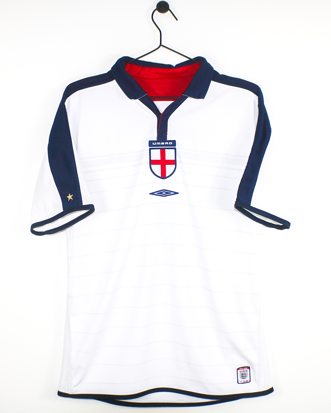 ENGLAND 2004 BECKHAM #7 HOME SHIRT (M) UMBRO