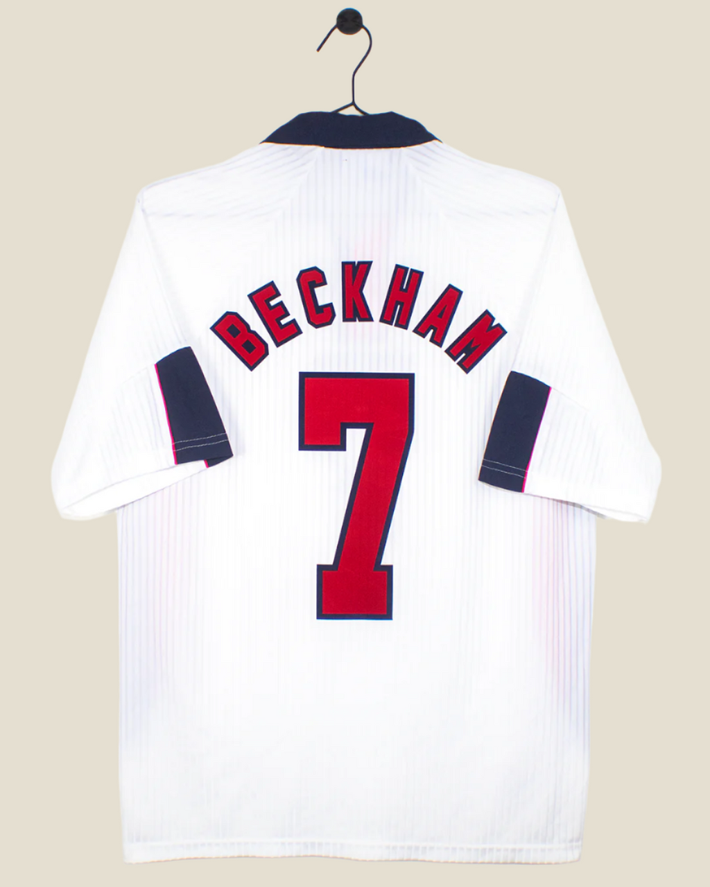ENGLAND 1998 BECKHAM #7 HOME SHIRT (M) UMBRO