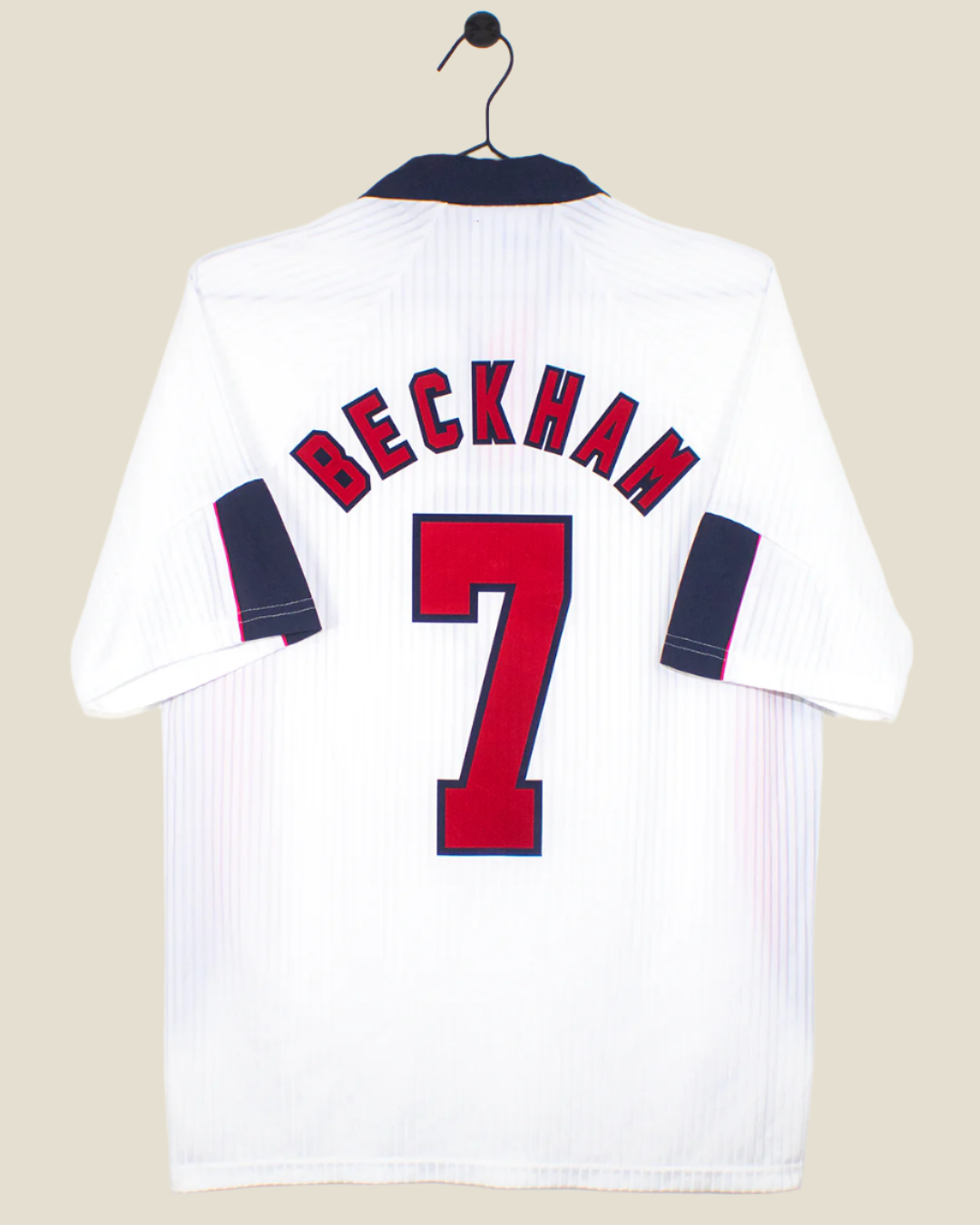 ENGLAND 1998 BECKHAM #7 HOME SHIRT (M) UMBRO