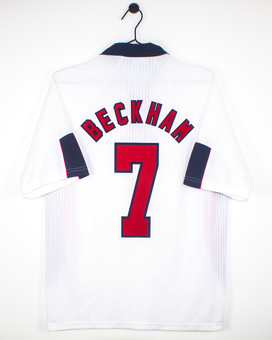 ENGLAND 1998 BECKHAM #7 HOME SHIRT (M) UMBRO