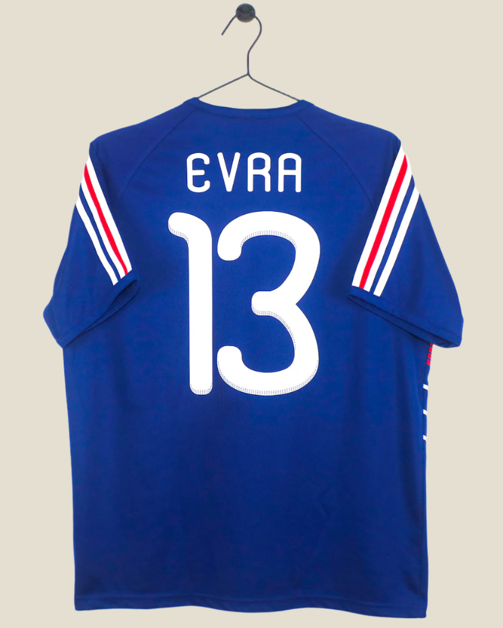 FRANCE 2010 EVRA #13 HOME SHIRT (M) ADIDAS