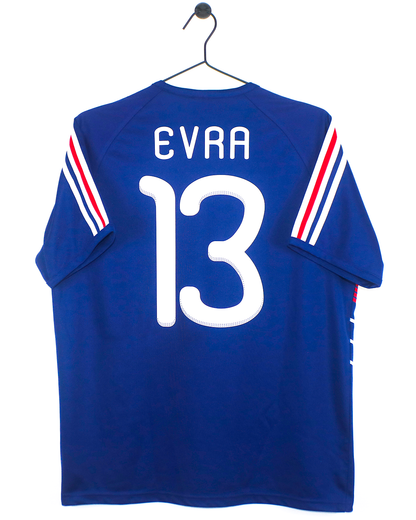 FRANCE 2010 EVRA #13 HOME SHIRT (M) ADIDAS