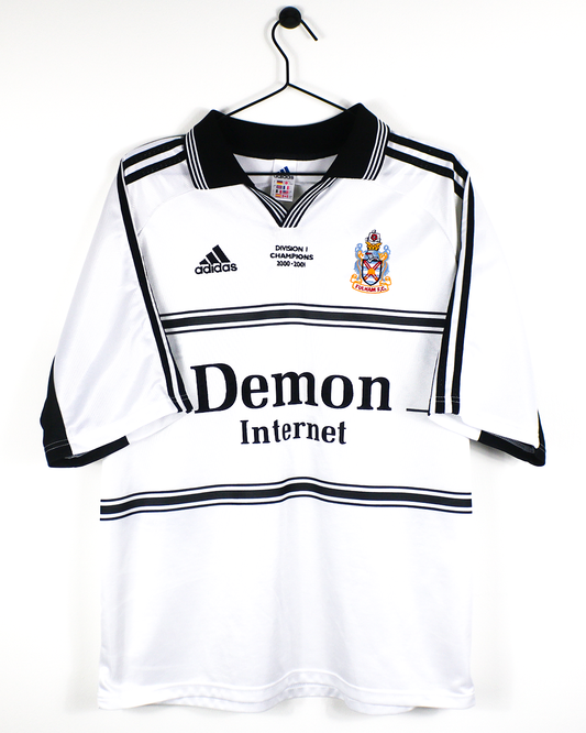 FULHAM 1999/01 'DIVISION ONE CHAMPIONS' HOME SHIRT (L) ADIDAS