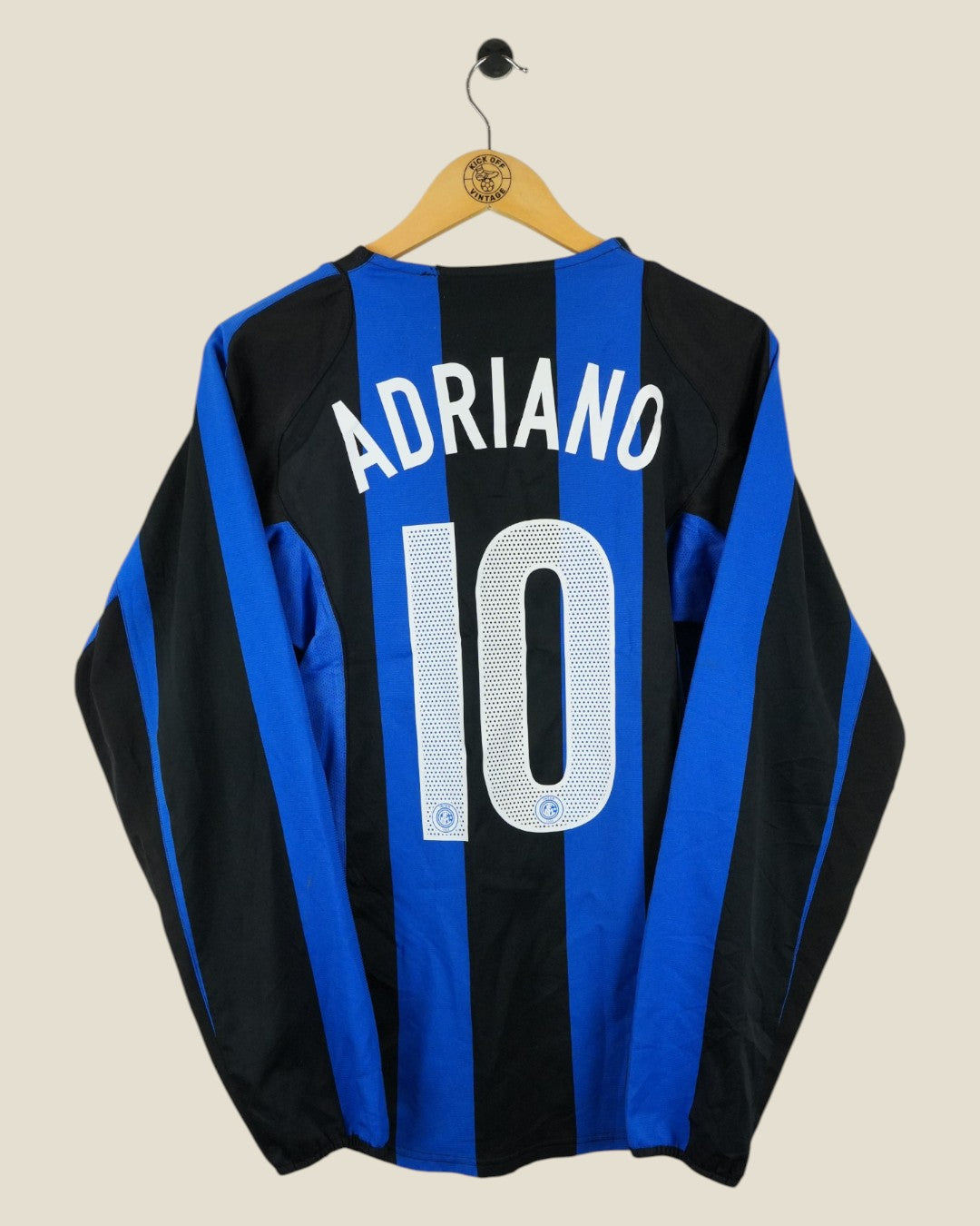 INTER MILAN 2004/05 ADRIANO HOME L/S SHIRT (S) NIKE