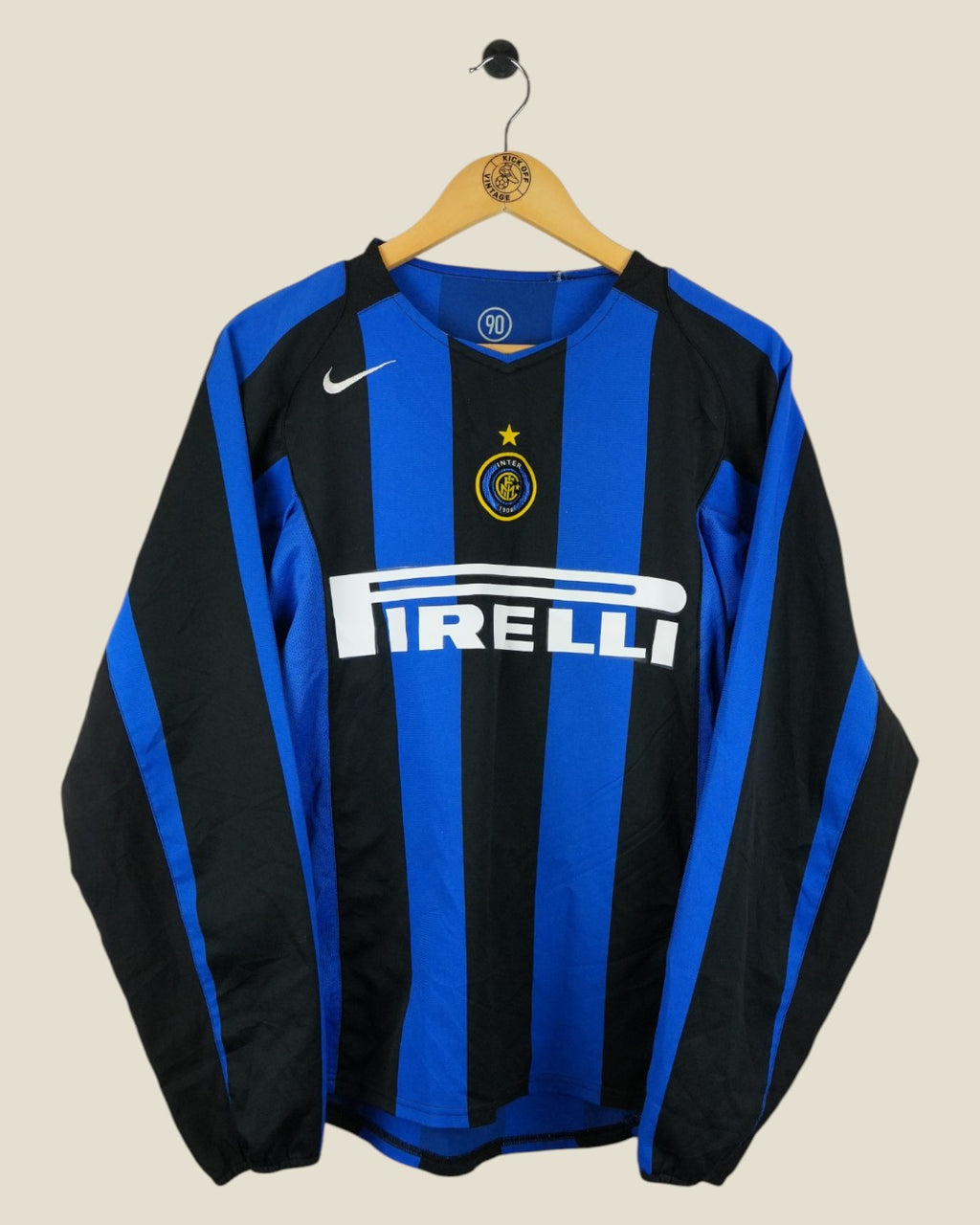 INTER MILAN 2004/05 ADRIANO HOME L/S SHIRT (S) NIKE