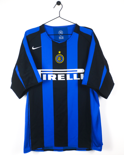 INTER MILAN 2004/05 ADRIANO #10 HOME SHIRT (XL) NIKE