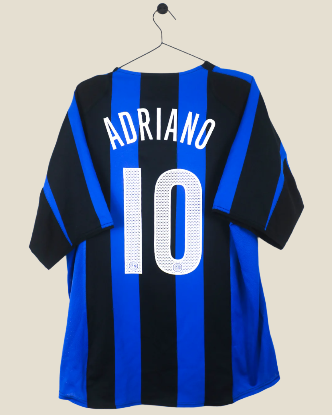 INTER MILAN 2004/05 ADRIANO #10 HOME SHIRT (XL) NIKE
