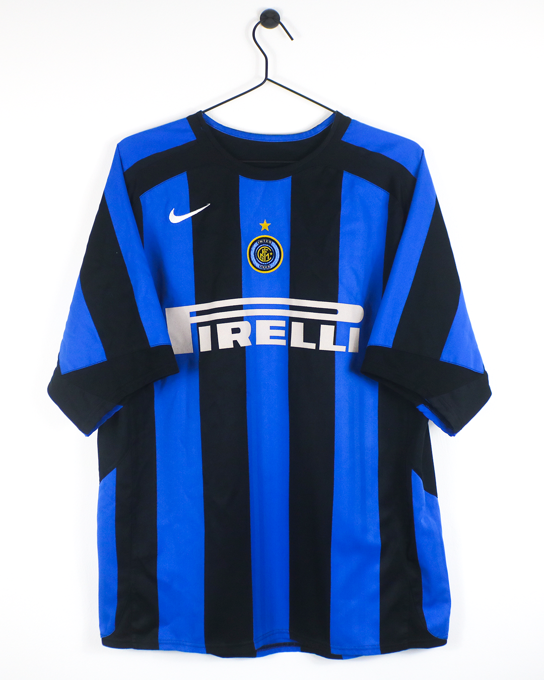 INTER MILAN 2004/05 ADRIANO #10 HOME SHIRT (L) NIKE