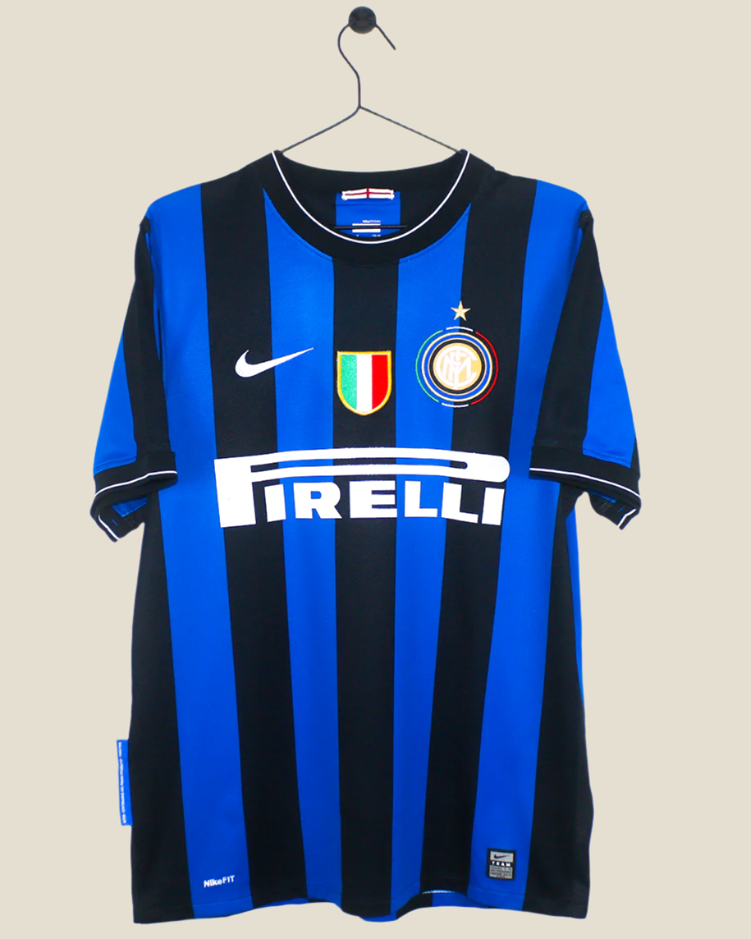 INTER MILAN 2009/10 ETO'O #9 CENTENARY HOME SHIRT (M) NIKE