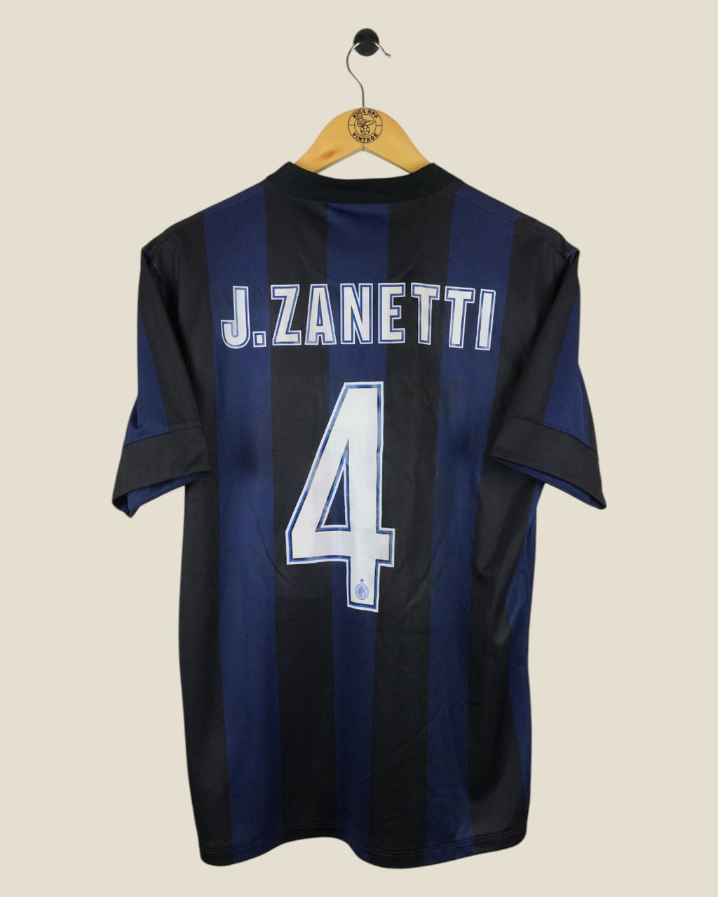 INTER MILAN 2013/14 ZANETTI HOME SHIRT (M) NIKE
