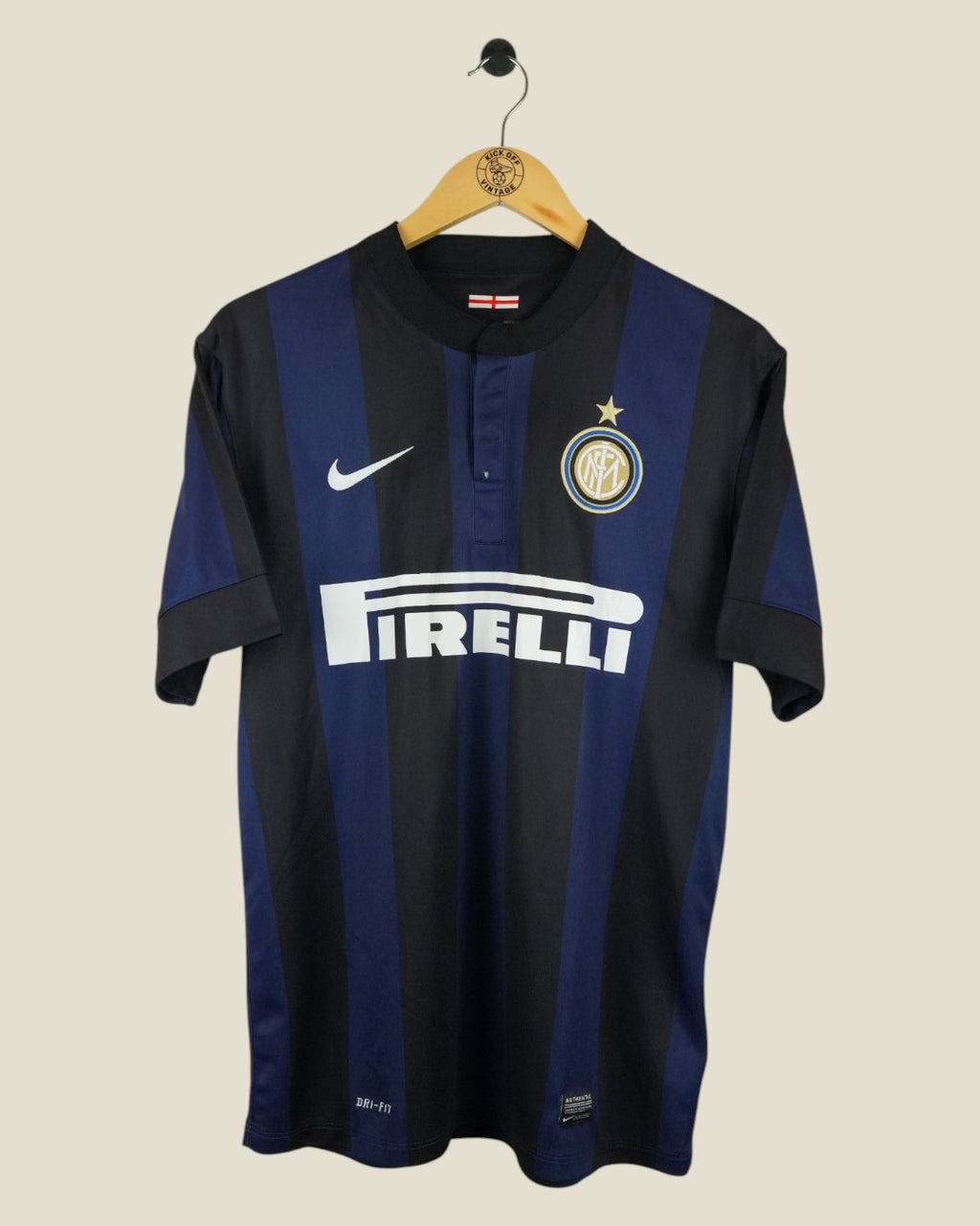 INTER MILAN 2013/14 ZANETTI HOME SHIRT (M) NIKE