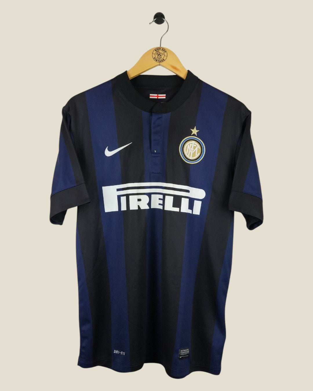 INTER MILAN 2013/14 ZANETTI HOME SHIRT (M) NIKE