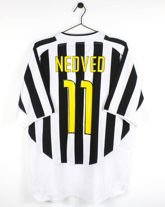 JUVENTUS 2003/04 NEDVED #11 HOME SHIRT (L) NIKE