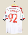 Kick Off Vintage AC Milan 2014/15 away jersey with El Shaarawy 92 print, featuring Adidas branding and Serie A patch.