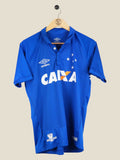 Kick Off Vintage 2016 Cruzeiro home football jersey in blue with Umbro branding and Caixa sponsor logo