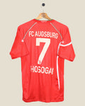 Kick Off Vintage FC Augsburg 2011/12 third jersey with Hosogai 7 print on back, red with white details, size XS