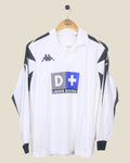 Kick Off Vintage 1998/99 Juventus away long sleeve football shirt by Kappa in white with Liberta Digitale sponsor