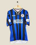 Kick Off Vintage Sparta Rotterdam 2014/15 away football shirt in blue and black stripes with Robey branding