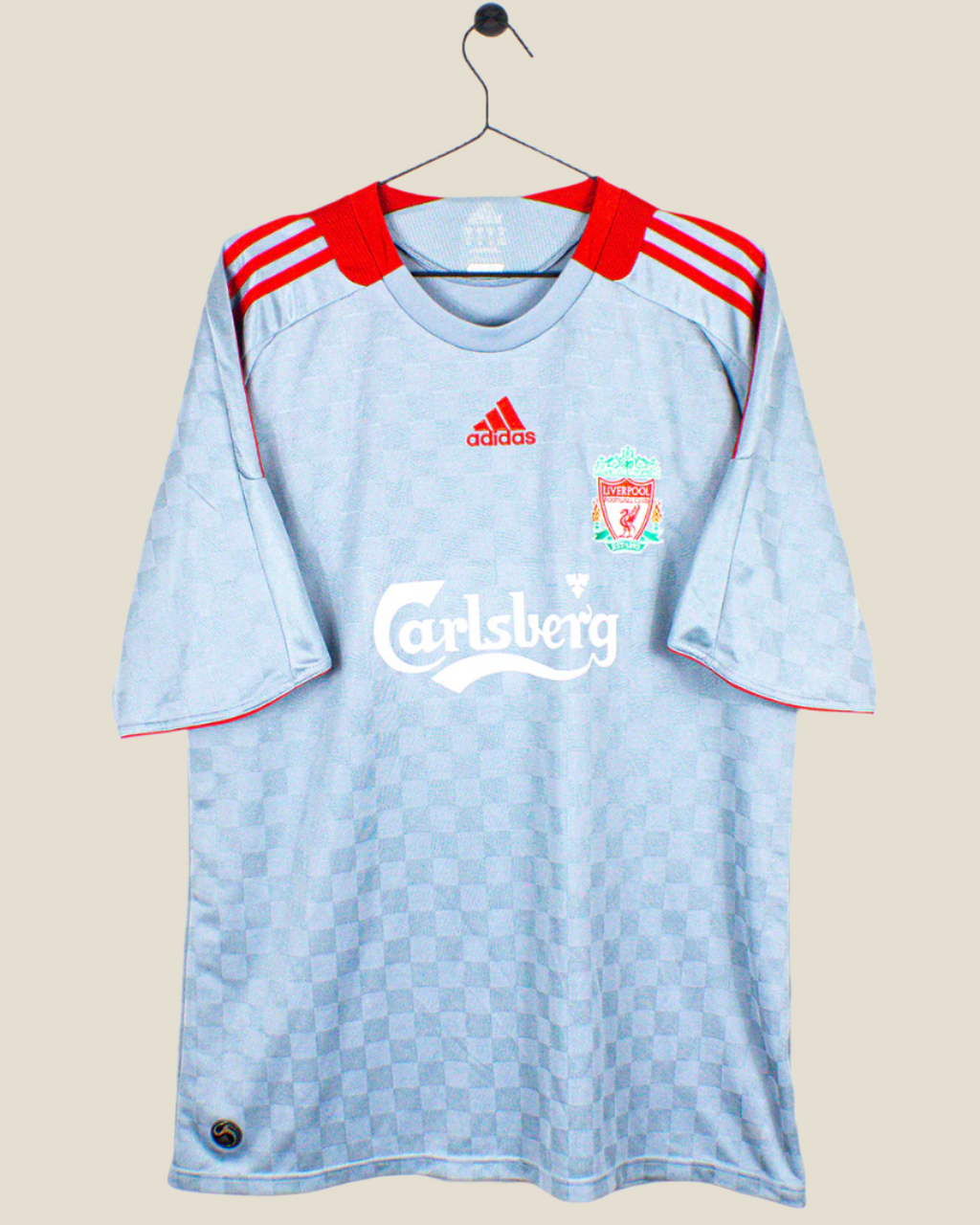 LIVERPOOL 2008/09 GERRARD #8 AWAY SHIRT (L) ADIDAS