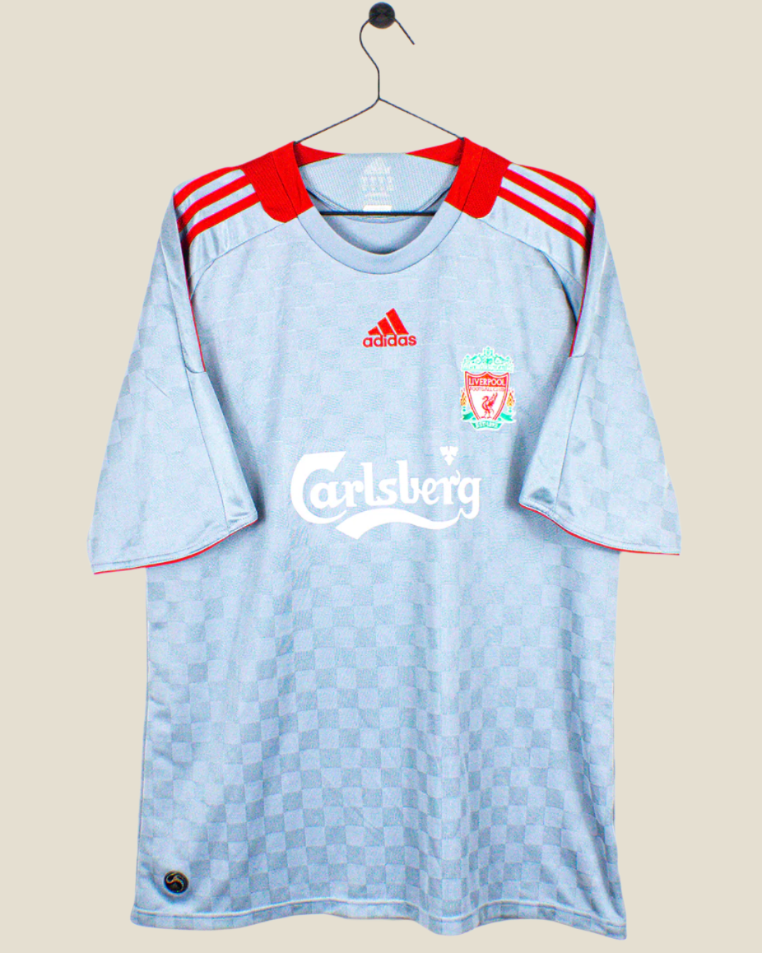 LIVERPOOL 2008/09 GERRARD #8 AWAY SHIRT (L) ADIDAS