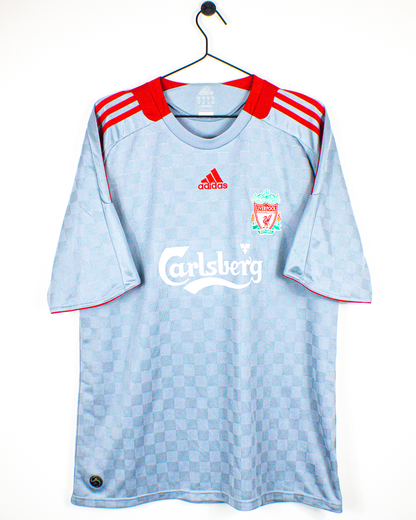 LIVERPOOL 2008/09 GERRARD #8 AWAY SHIRT (L) ADIDAS